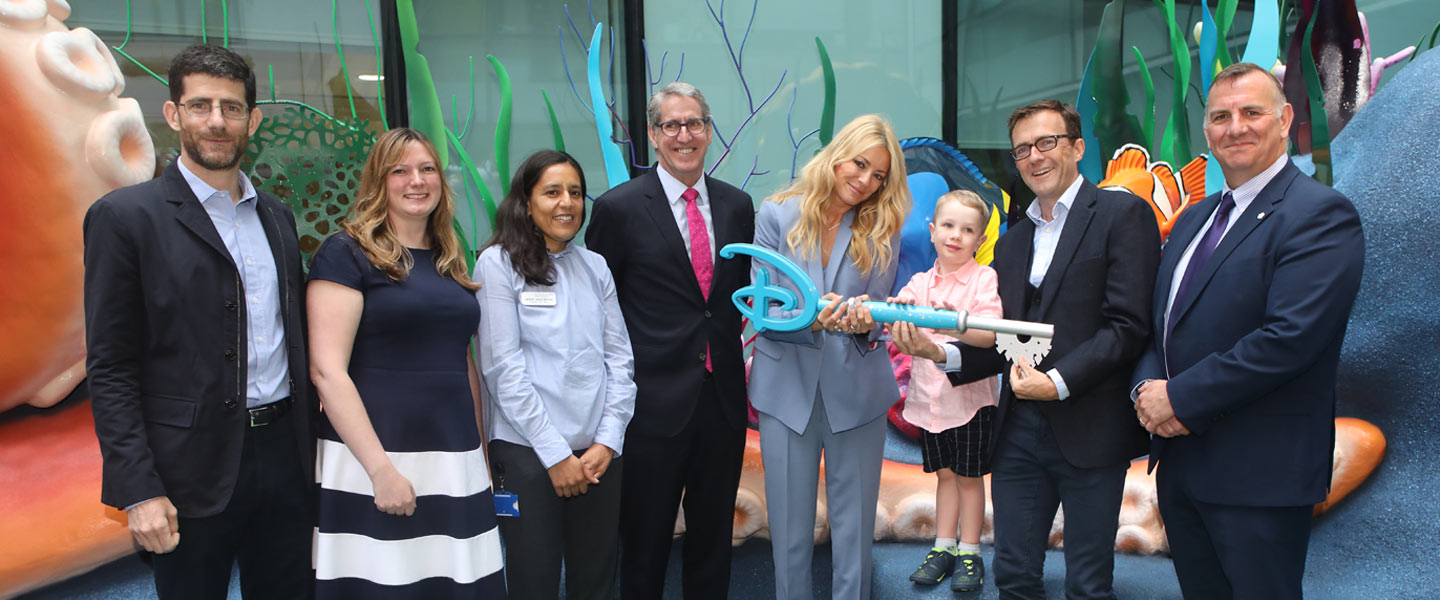 The Disney Reef, Great Ormond Street Hospital’s first children’s outdoor space, opens to patients