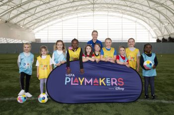 UEFA and Disney begin Incredible initiative in Scotland to inspire girls to play football through Playmakers