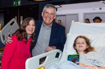 Author Rick Riordan joins MediCinema UK Hospital Patients to see Disney+ series “Percy Jackson and the Olympians”