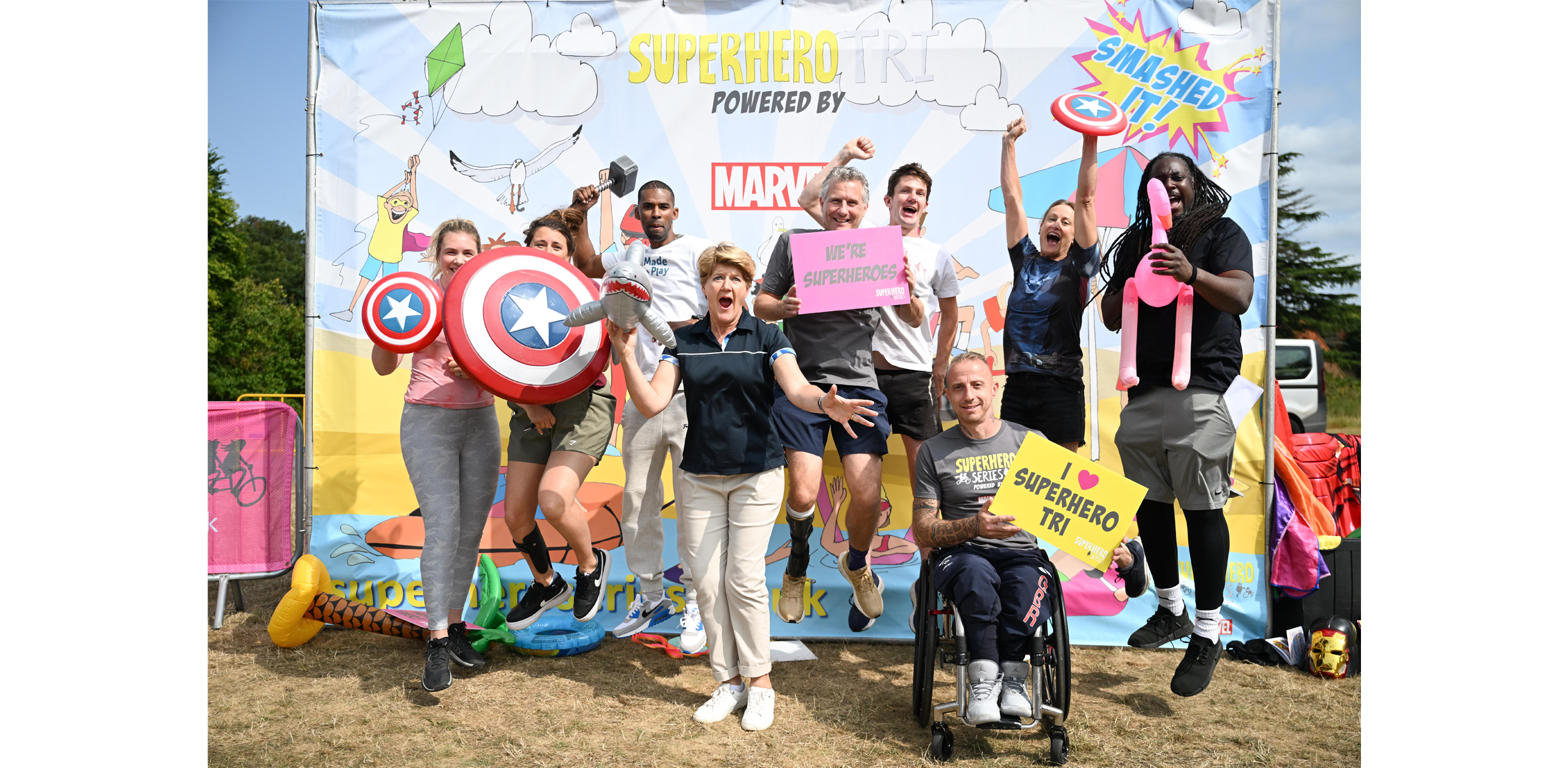 Superhero Series: Superhero Tri, Powered by Marvel, Returned with 3,300 People Taking Part this Weekend