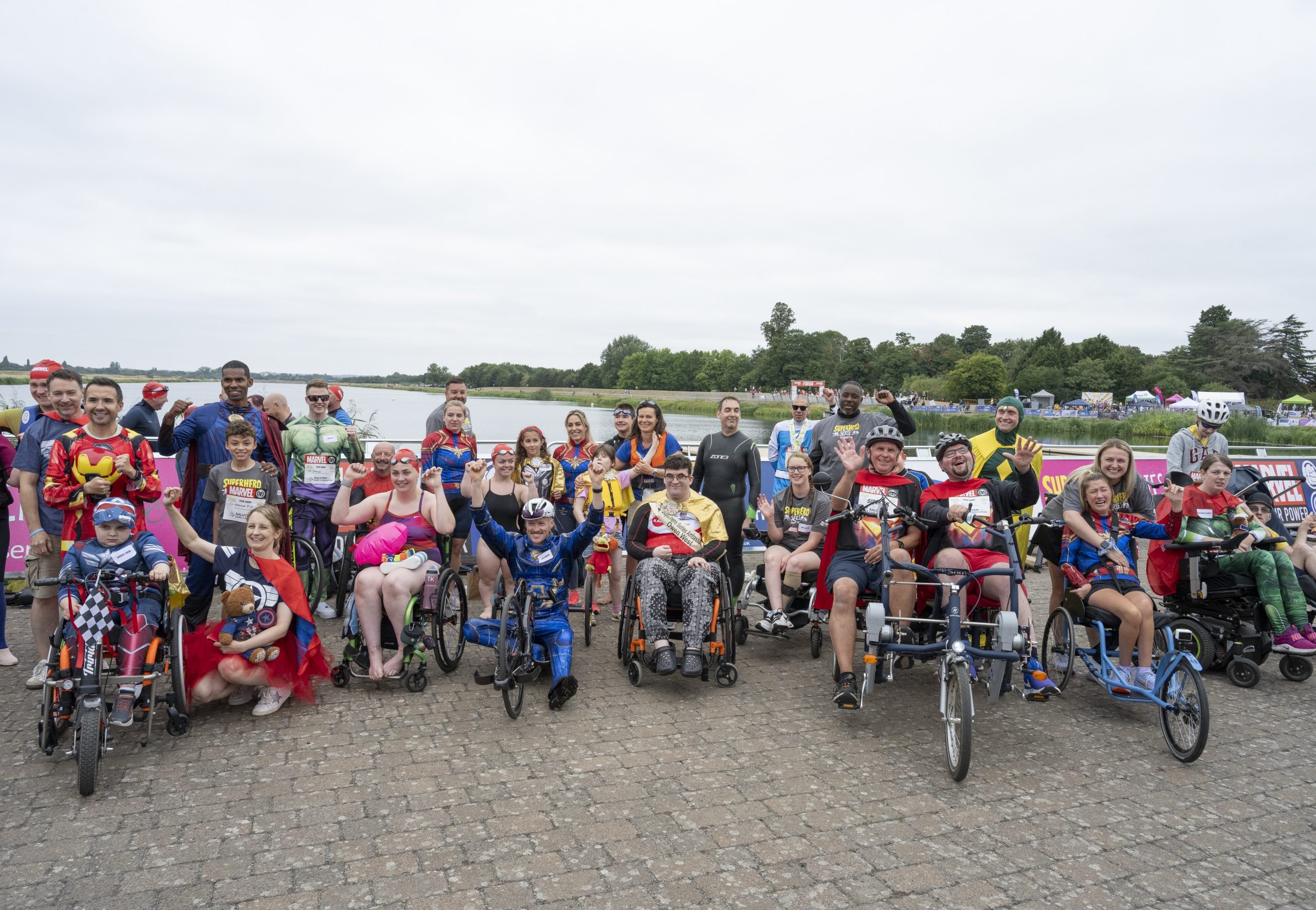Nearly 5,000 people flock to Superhero Series: Superhero Tri, Powered by Marvel, at Dorney Lake 