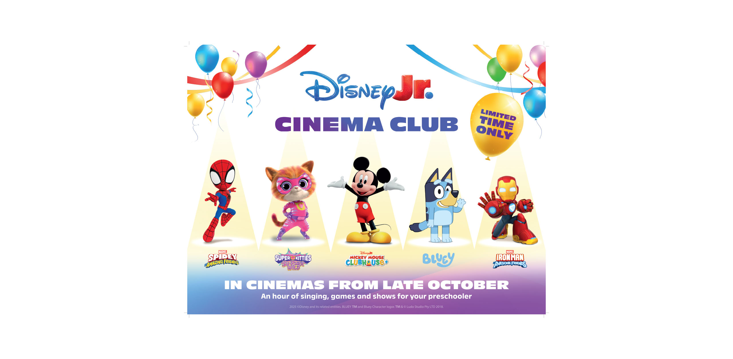 Disney Jr. Cinema Club returns to the Big Screen This October!