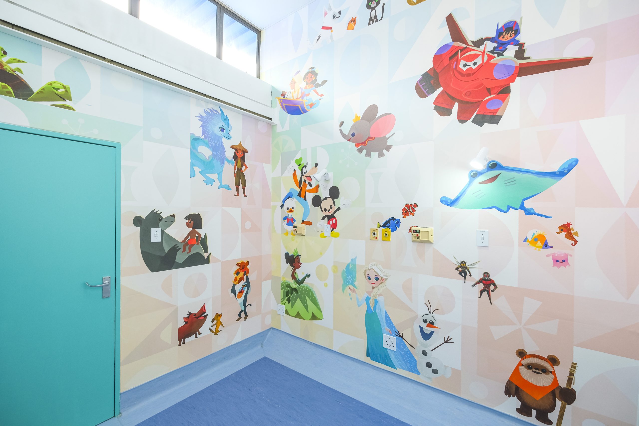 Map of hospitals where Disney work with MediCinema