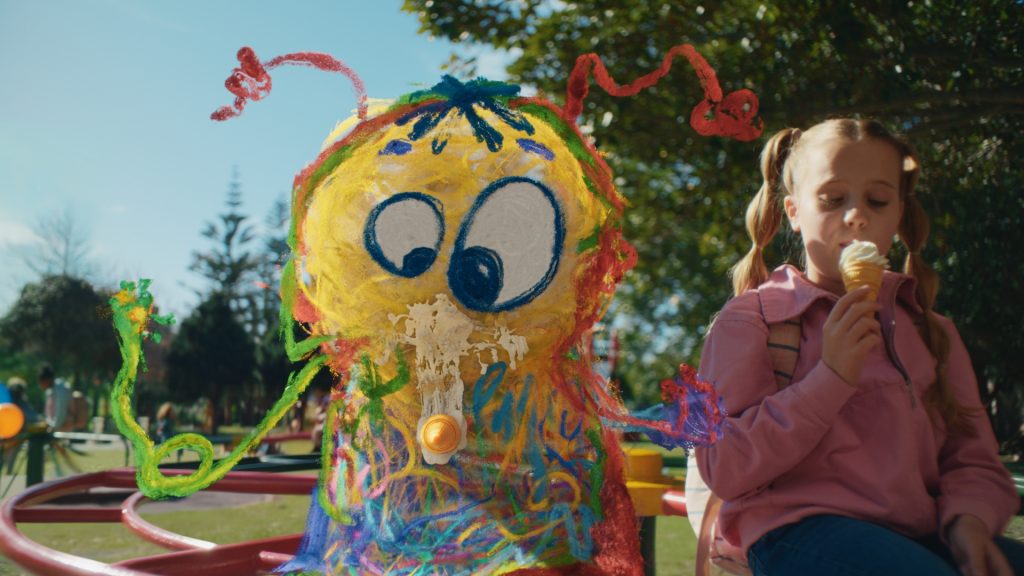 Still from Disney Holiday Ad