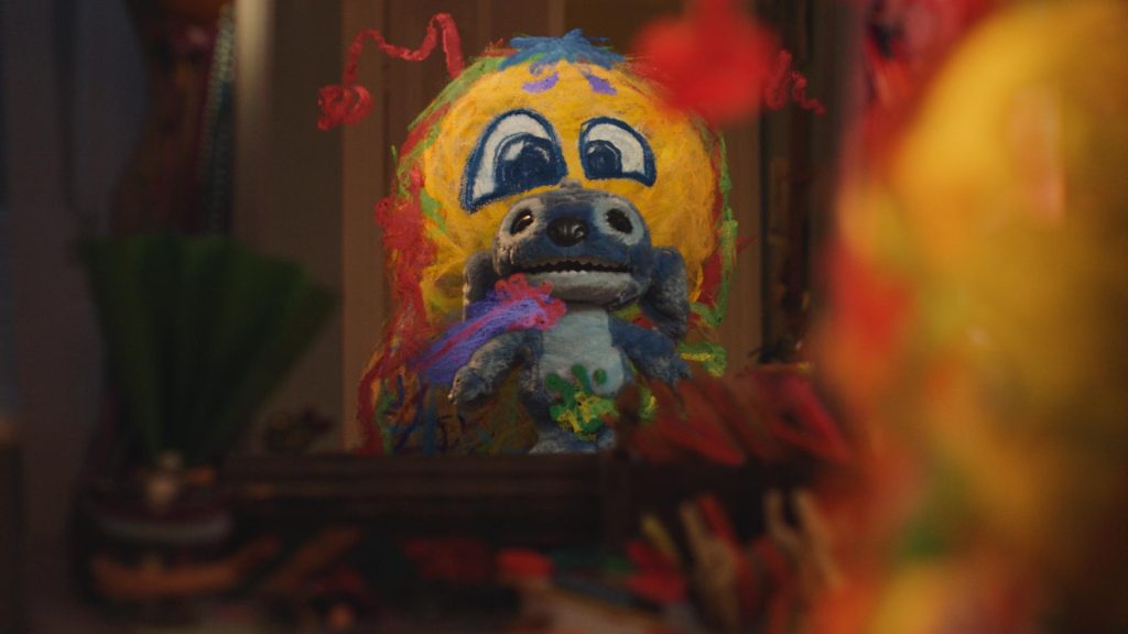 Still from Disney Holiday Ad