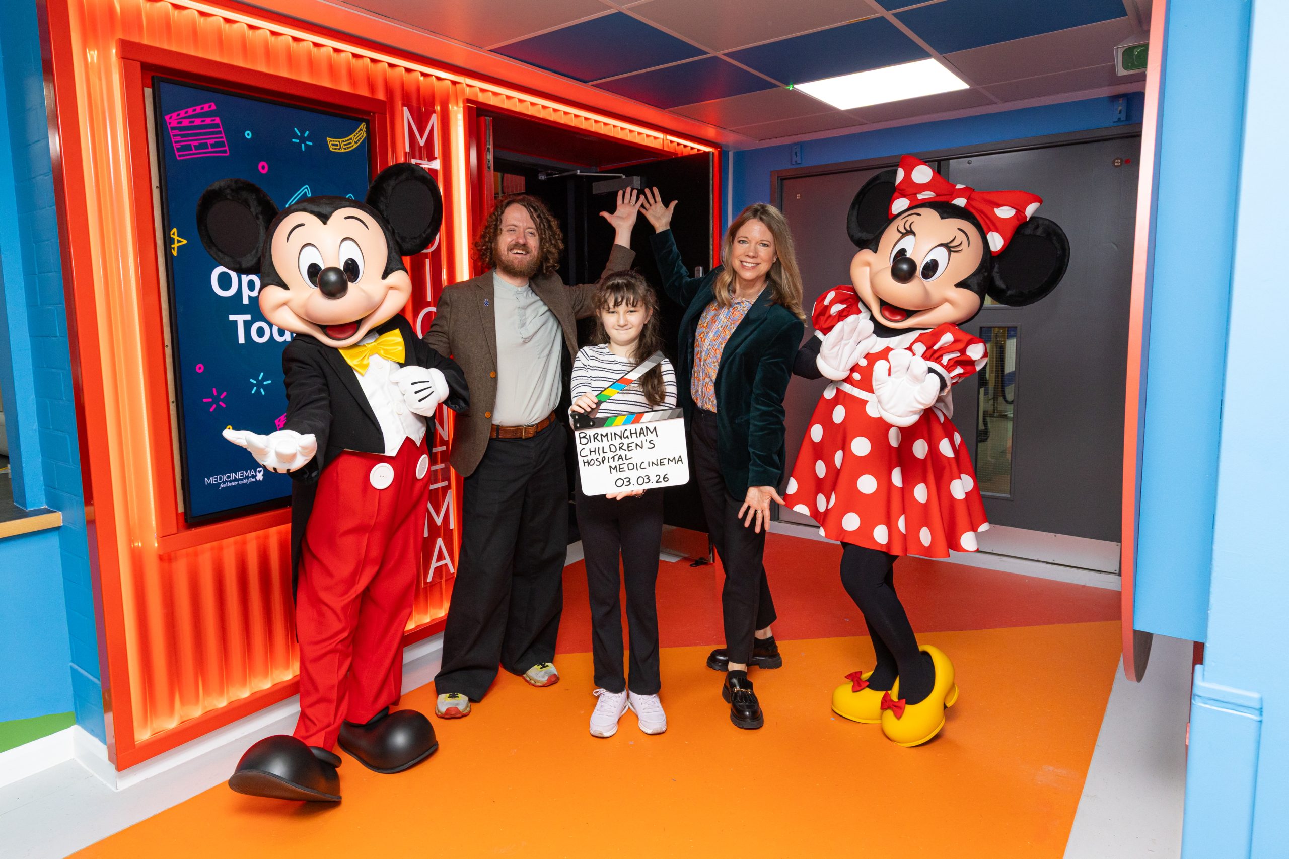 Birmingham Children’s Hospital Charity and the MediCinema charity officially unveil its new charitably funded MediCinema on Tuesday 3 March.
