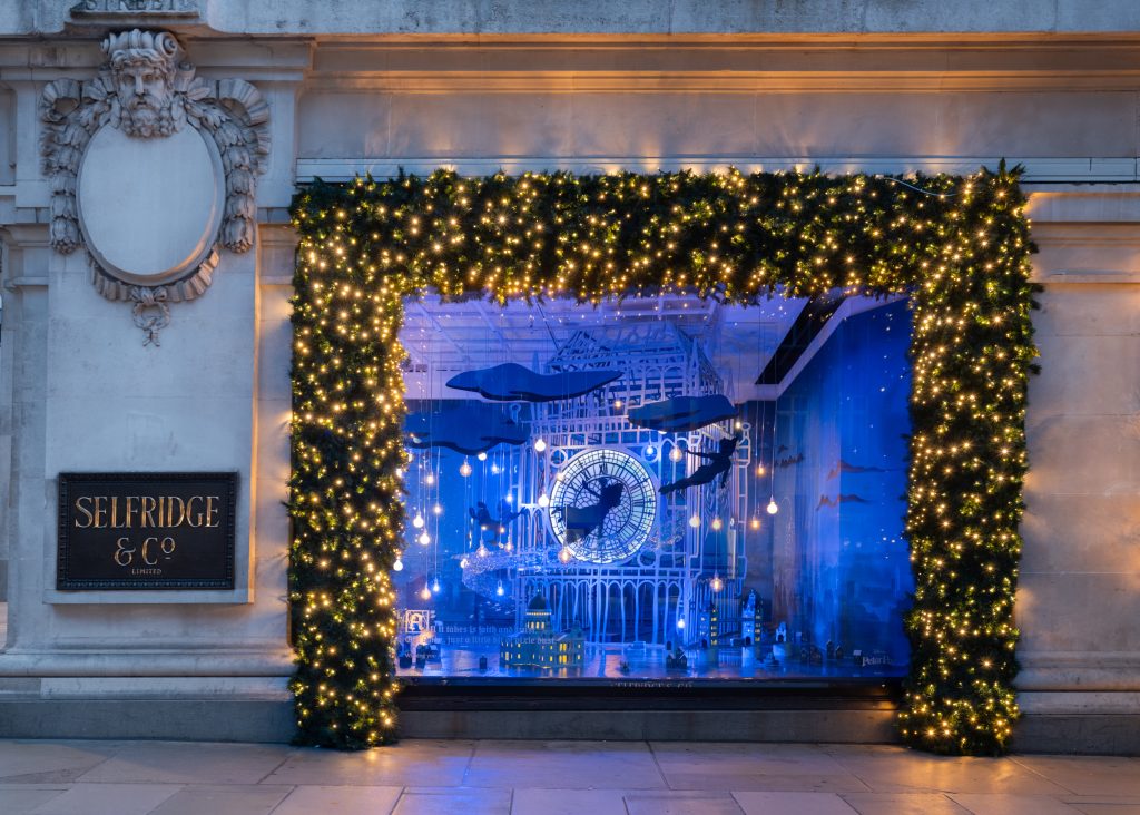 Disney Christmas window display at Selfridges
