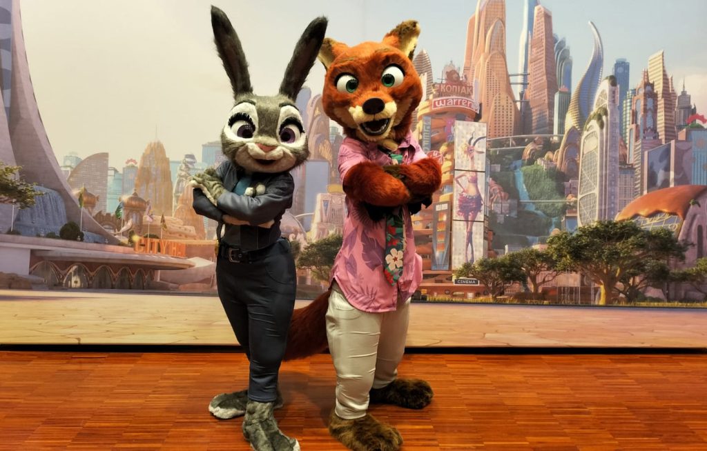 Characters from Zootopia 2
