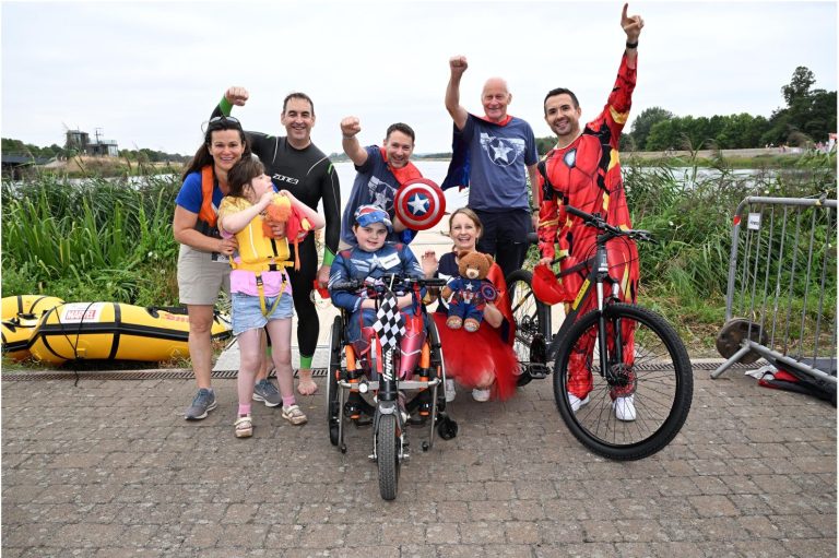 image from the Super Hero Triathlon