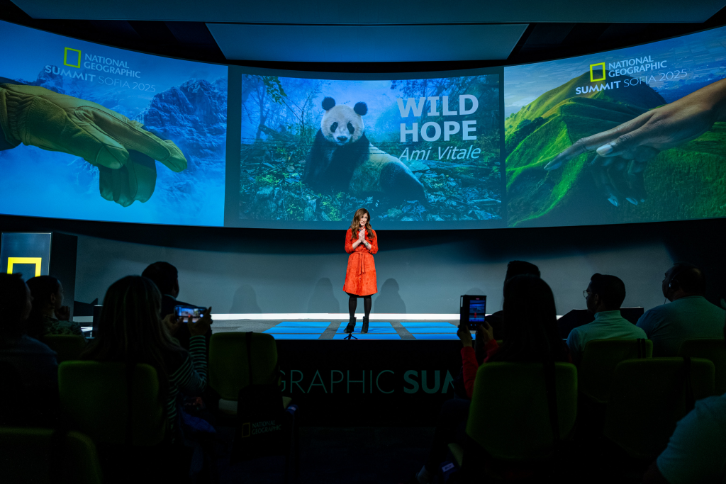 Image from National Geographic summit in Bulgaria