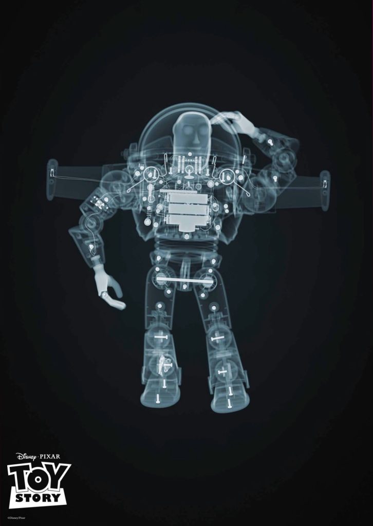 X-Ray image of Buzz from Toy Story