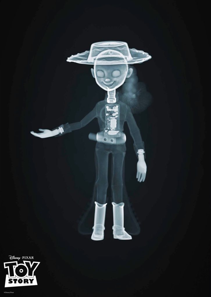 X-Ray image of Jessie from Toy Story