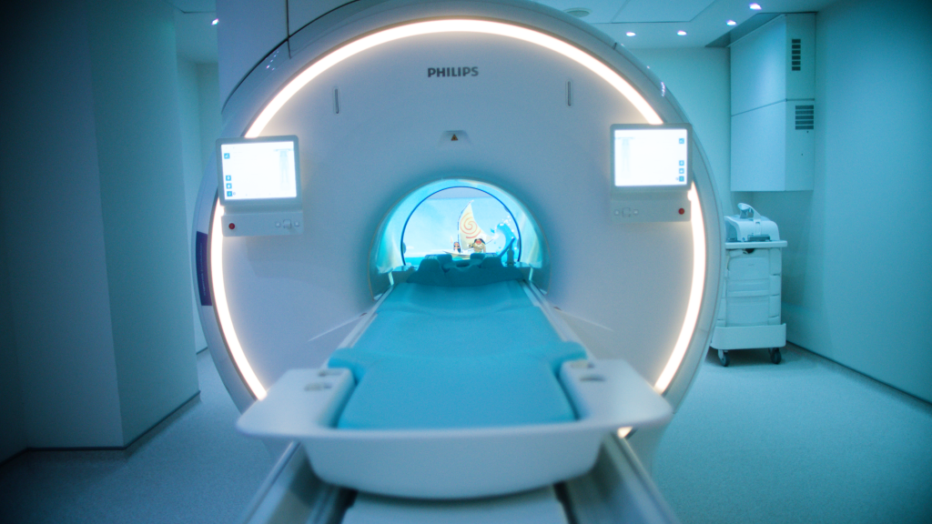 Moana image within Philips Ambient Experience for MRI