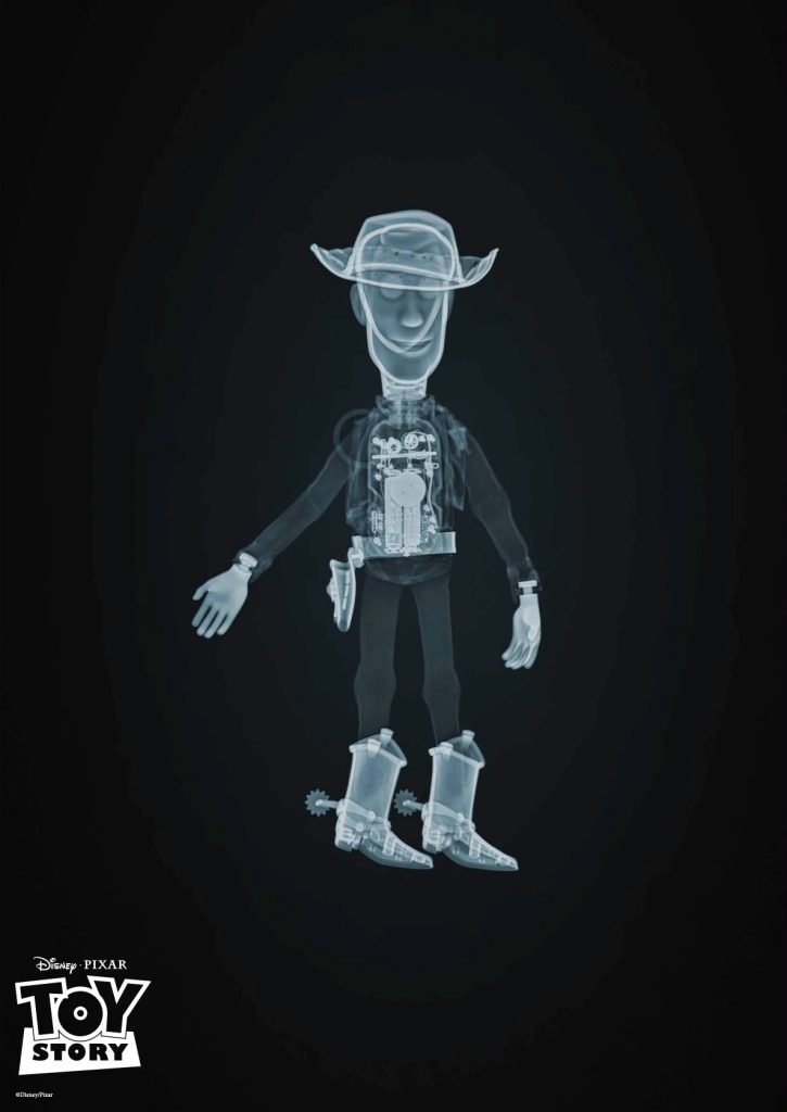 X-Ray image of Woody from Toy Story